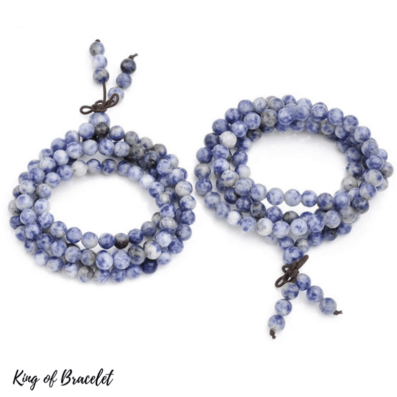 Bracelet Mala Tibétain en Sodalite - King of Bracelet