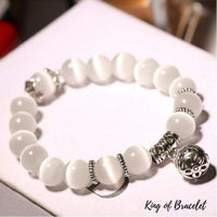 Bracelet en Opale Blanche - King of Bracelet