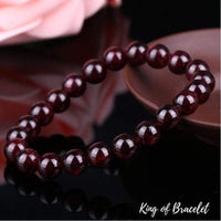 Bracelet en Grenat Rouge - King of Bracelet