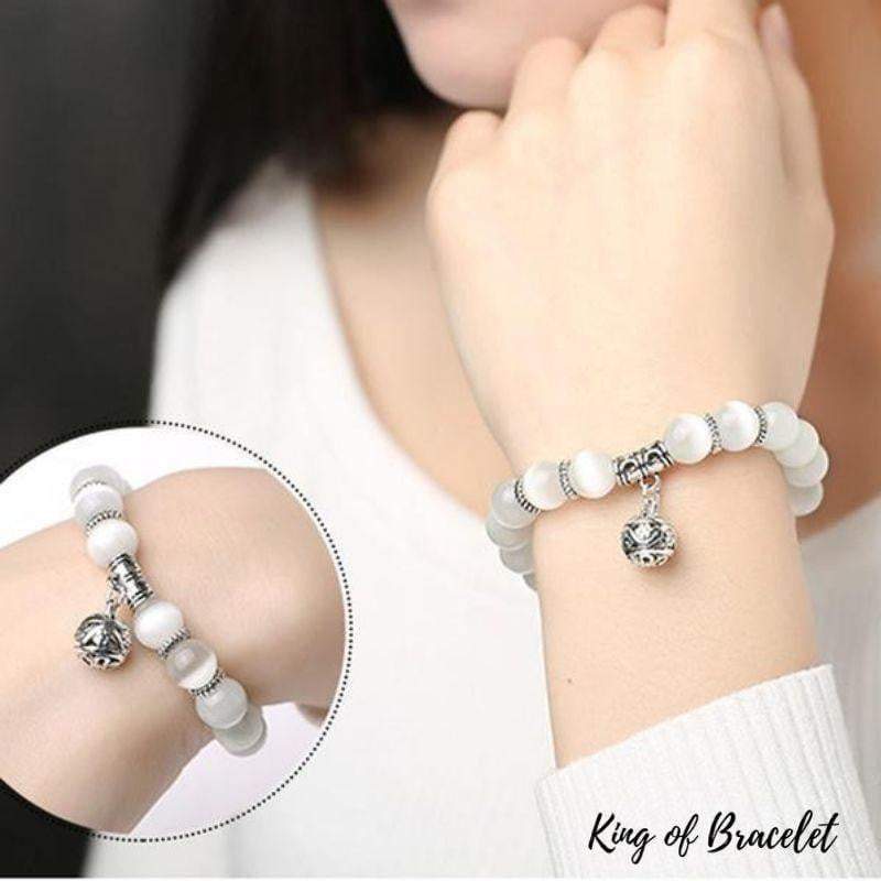 Bracelet en Opale Blanche - King of Bracelet