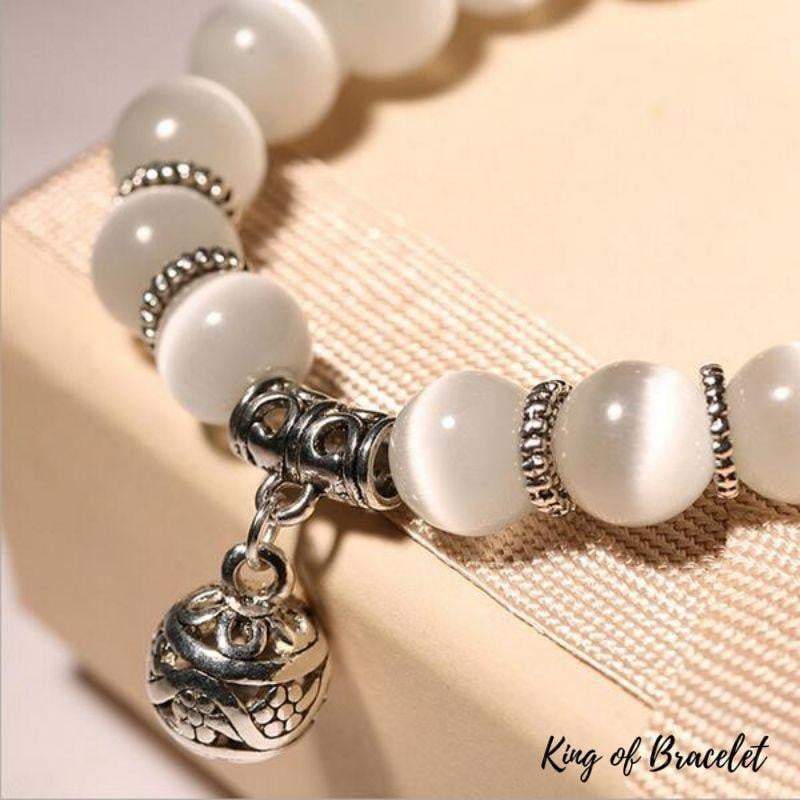 Bracelet en Opale Blanche - King of Bracelet