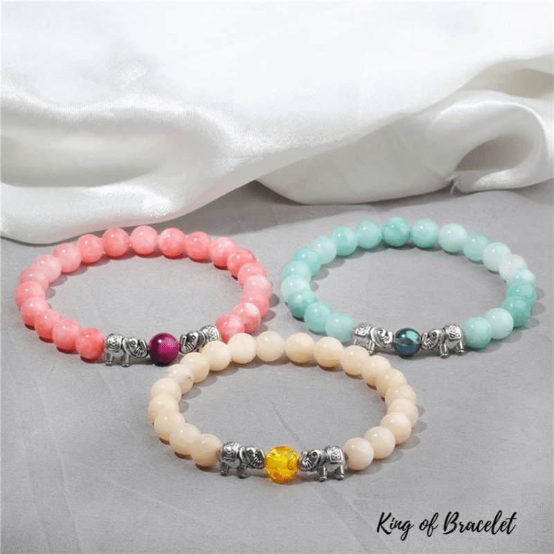 Bracelet Tibétain Éléphant en Jade - King of Bracelet