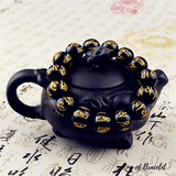 Bracelet Tibétain en Perles Noires - King of Bracelet