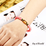 Bracelet Tibétain en Rhodochrosite - King of Bracelet