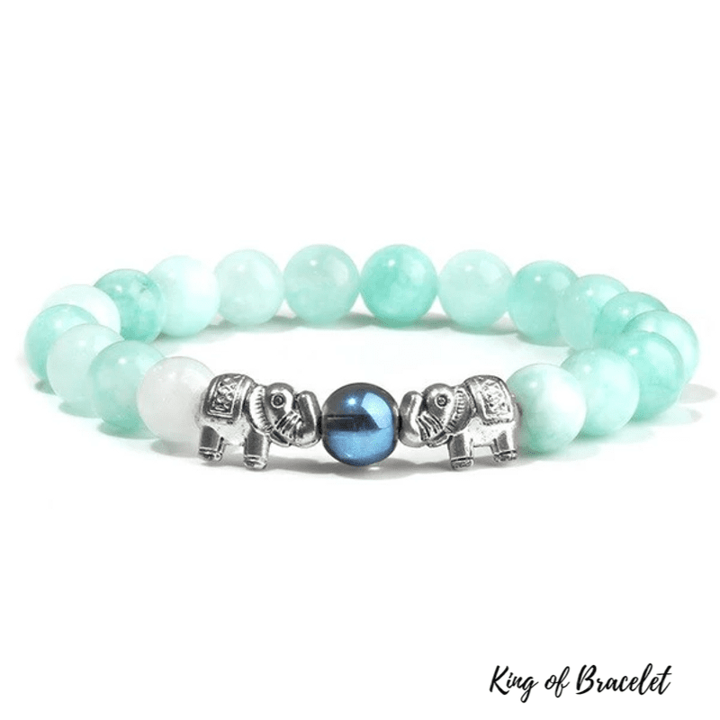 Bracelet Tibétain Éléphant en Jade - King of Bracelet