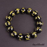 Bracelet Tibétain en Perles Noires - King of Bracelet
