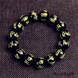 Bracelet Tibétain en Perles Noires - King of Bracelet