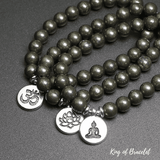 Bracelet Mala Tibétain en Pyrite - King of Bracelet