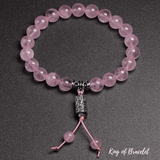 Bracelet Tibétain en Quartz Rose - King of Bracelet