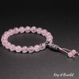 Bracelet Tibétain en Quartz Rose - King of Bracelet