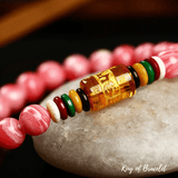 Bracelet Tibétain en Rhodochrosite - King of Bracelet