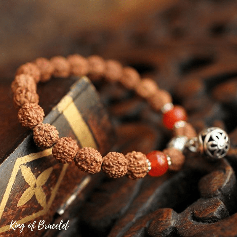 Bracelet Tibétain en Rudraksha - King of Bracelet