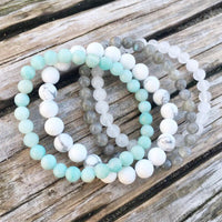 Bracelet en Labradorite + 3 Bracelets Offerts