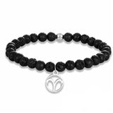 Bracelet Zodiaque en Pierre de Lave