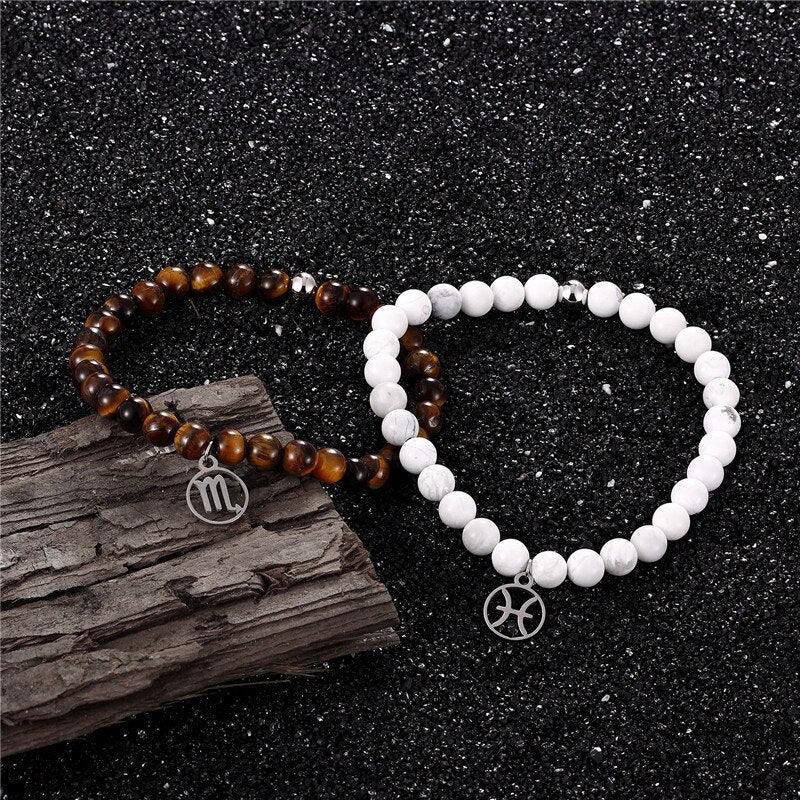 Bracelet Signe du Zodiaque en Oeil de Tigre - King of Bracelet