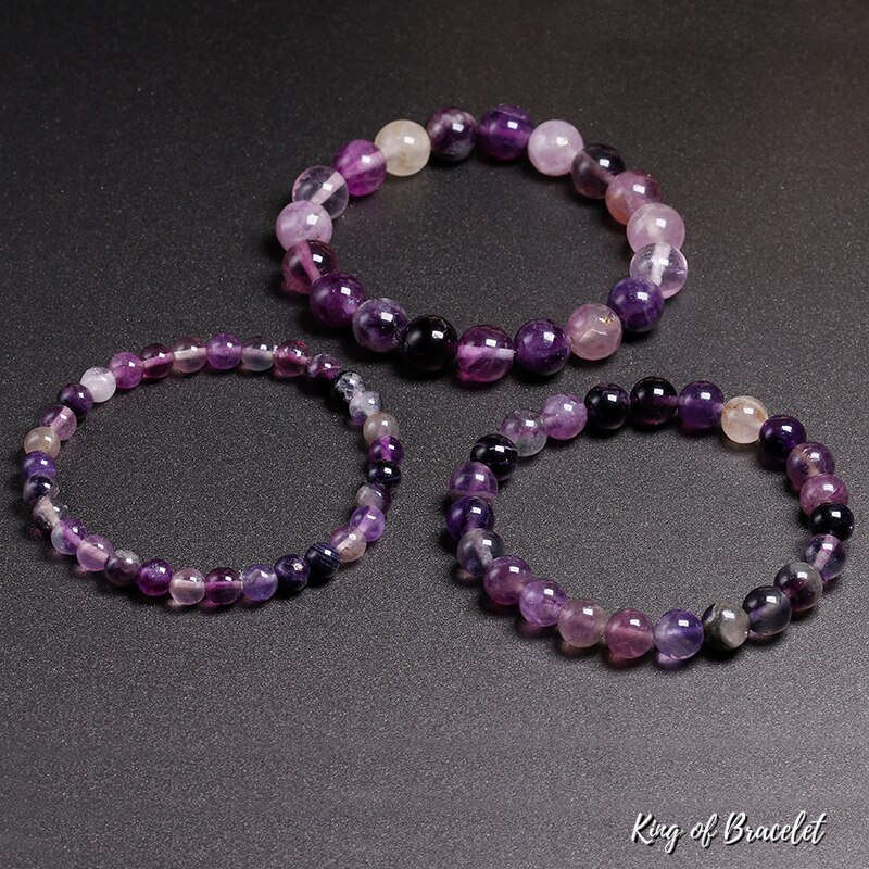 Bracelet en Fluorine Violette - King of Bracelet