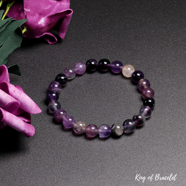 Bracelet en Fluorite Violette - King of Bracelet