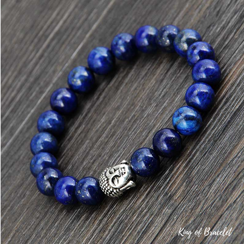 Bracelet Bouddhiste en Lapis Lazuli - King of Bracelet
