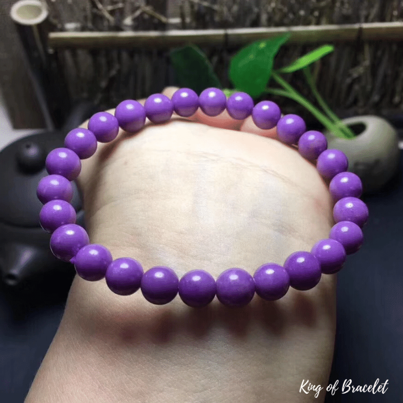 Bracelet en Phosphosidérite Violette - King of Bracelet