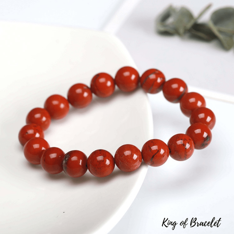 Bracelet en Jaspe Rouge - King of Bracelet