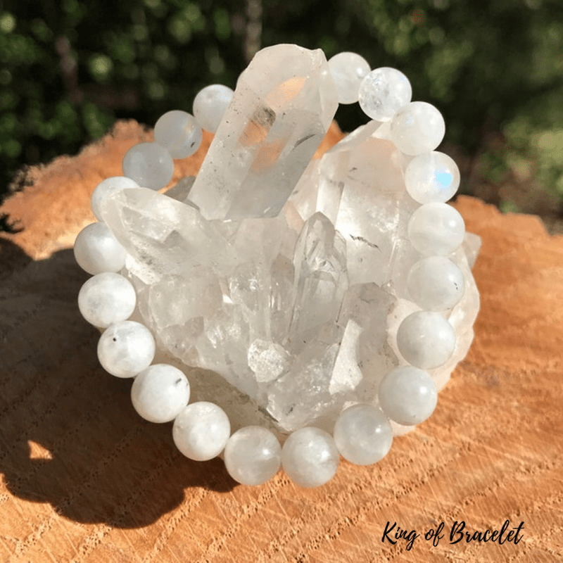 Bracelet en Pierre de Lune Arc-en-Ciel - King of Bracelet