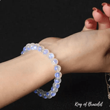 Bracelet en Pierre de Lune Bleue - King of Bracelet