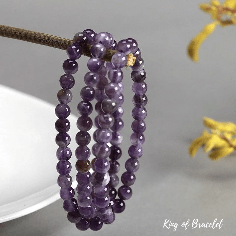 Bracelet Triple en Améthyste - King of Bracelet