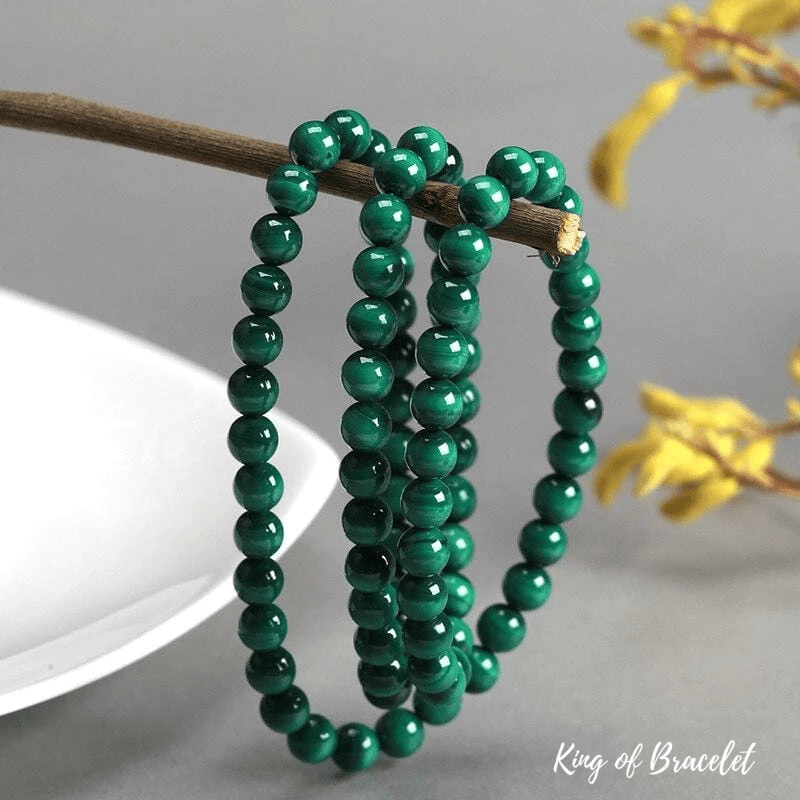 Bracelet Triple en Malachite - King of Bracelet