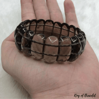 Bracelet Bangle Quartz Fumé - King of Bracelet