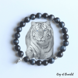 Bracelet Bouddhiste en Oeil de Tigre Bleu - King of Bracelet