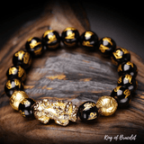 Bracelet Feng Shui en Obsidienne Noire - King of Bracelet