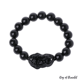 Bracelet Pixiu en Obsidienne - King of Bracelet
