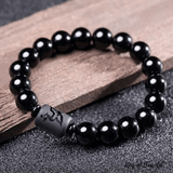Bracelet en Obsidienne Noire 10MM - King of Bracelet