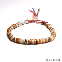 Bracelet Tibétain en Agate Crazy Lace - King of Bracelet