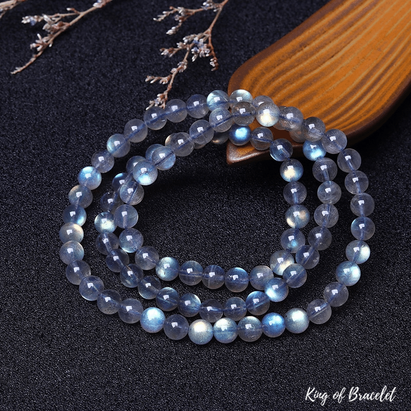 Bracelet Triple en Labradorite Bleue - King of Bracelet