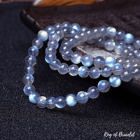 Bracelet Triple en Labradorite Grise et Bleue - King of Bracelet