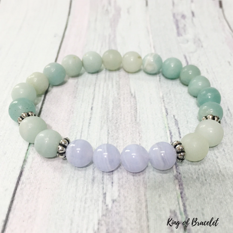 Bracelet Agathe Electric Blue - French Bazaar