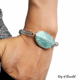 Bracelet en Fluorite et Amazonite