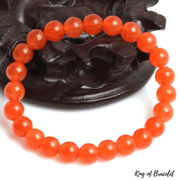 Bracelet en Jade Orange - King of Bracelet