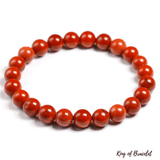 Bracelet en Jaspe Rouge | Perles 8MM | King of Bracelet