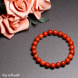 Bracelet en Jaspe Rouge | Qualité AAA+| King of Bracelet