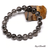 Bracelet Perles Quartz Tourmaline Noire | Qualité AAA+ | King of Bracelet