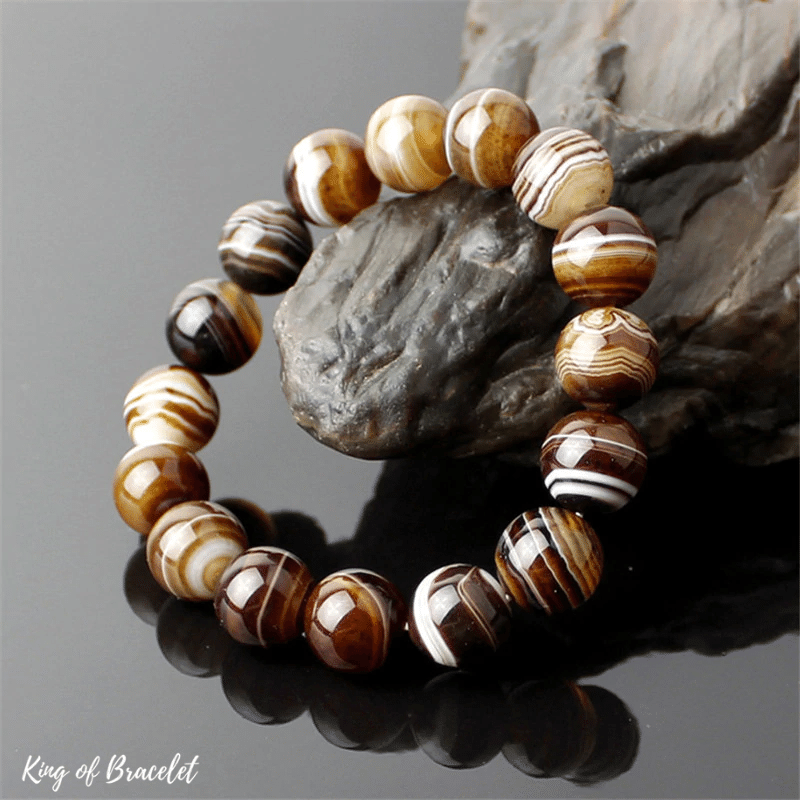 Bracelet en Sardonyx Marron - King of Bracelet