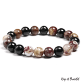 Bracelet en Tourmaline Multicolore | Perles 10MM | King of Bracelet
