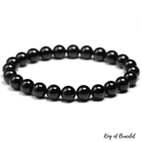 Bracelet en Tourmaline Noire 8MM | Qualité AAA+ | King of Bracelet