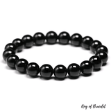 Bracelet en Tourmaline Noire 10MM | Qualité AAA+ | King of Bracelet