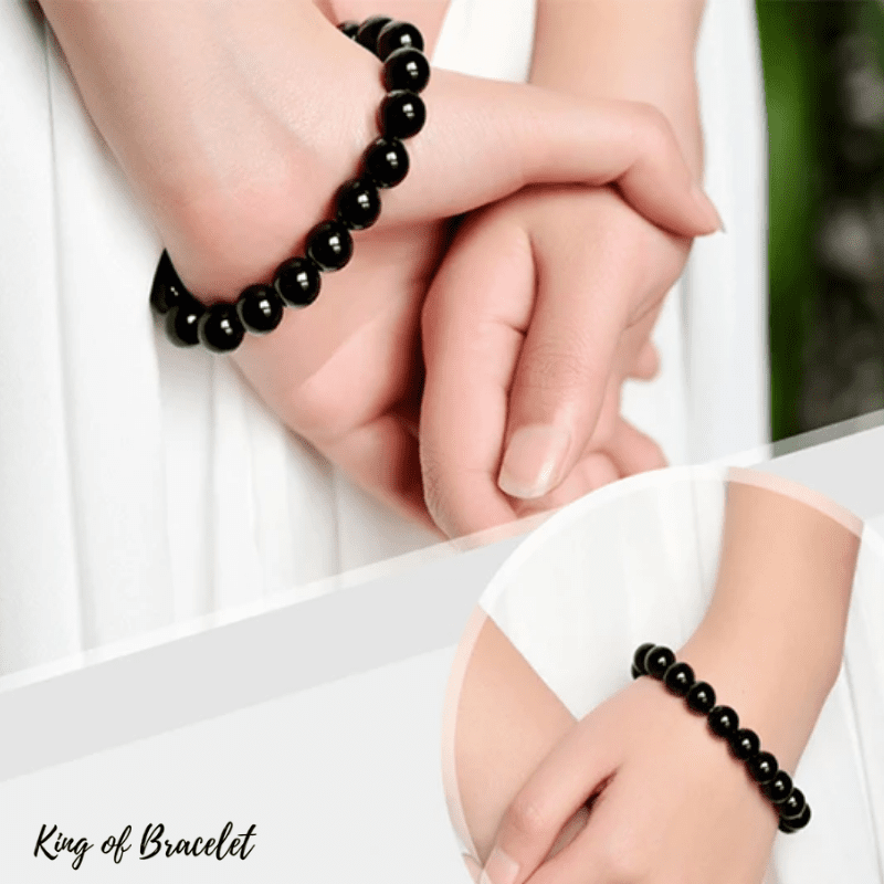 Bracelet en Agate Noire - King of Bracelet