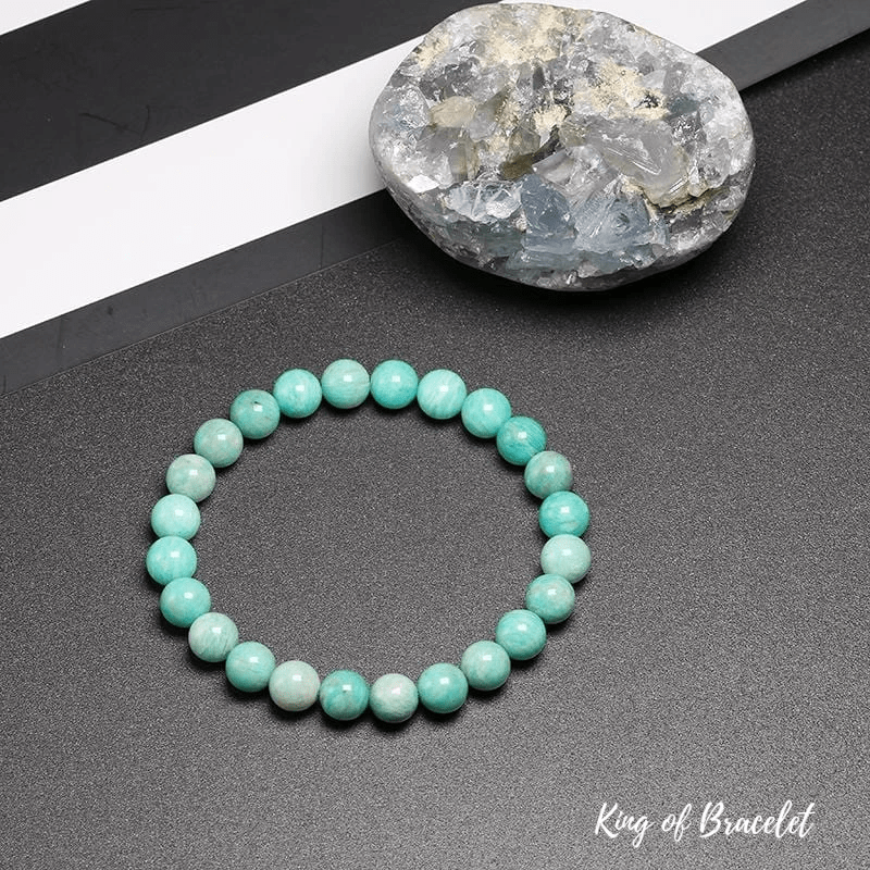 Bracelet en Amazonite Qualité AAA+ - King of Bracelet