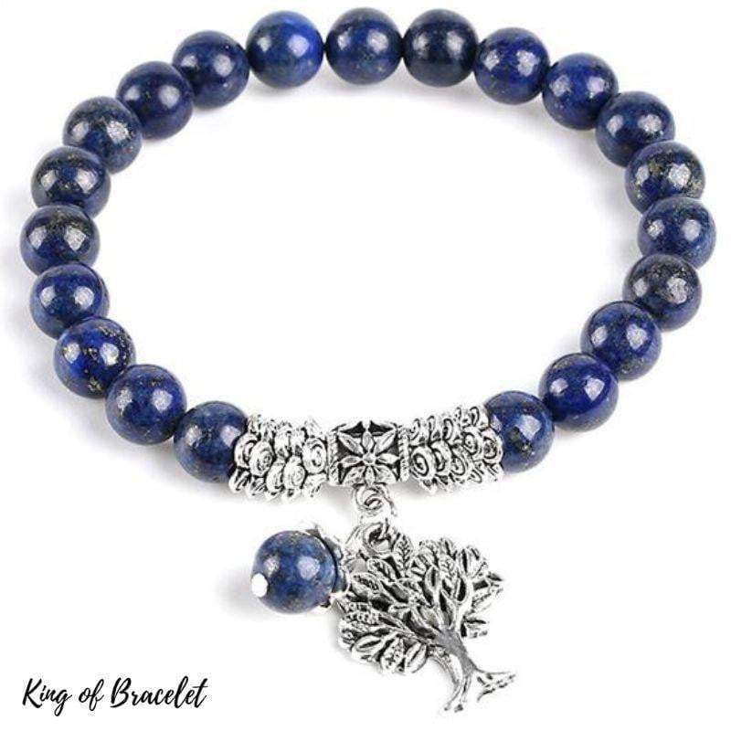 Bracelet Arbre de Vie en Lapis Lazuli - King of Bracelet