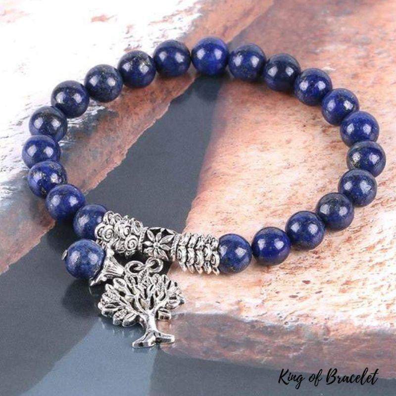 Bracelet Arbre de Vie en Lapis Lazuli - King of Bracelet